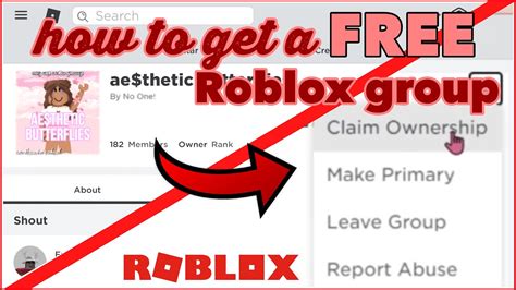How To Get A Free Roblox Group 2021: A Step-By-Step Guide